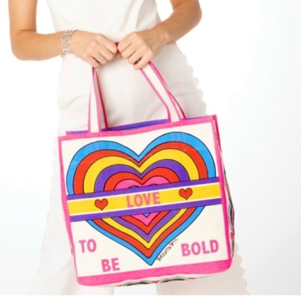 Brighton “Love to Be Bold” Tote Bag Brighton Colorful Heart Tote Bag